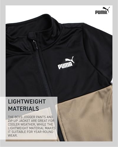 PUMA Toddler Boys Activewear Set - Performance-Friendly Mix of Jacket Joggers
