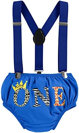 Chic Cake Smash Jungle Party Outfit for Baby Boy 1st Birthday