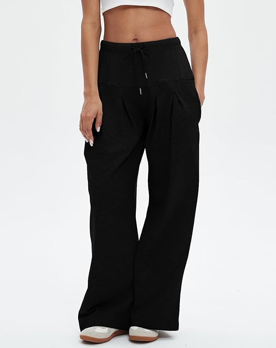 TITOMD Womens Wide Leg High Waist Baggy Pants