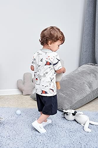 Biniduckling Pirate Graphic T-Shirt Set for Kids