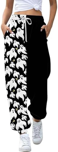 Womens Halloween Sweatpants with Pockets