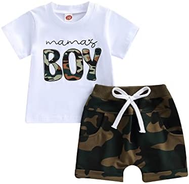 Camouflage Toddler Set Comfortable Stylish Summer Outfit for Boys