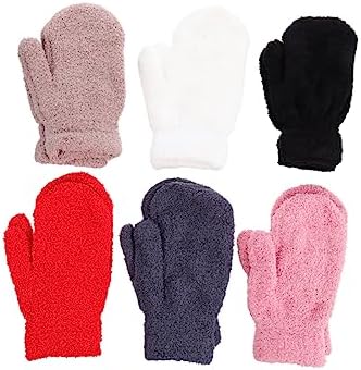 SAFIGLE Fleece Half Mittens for Winter
