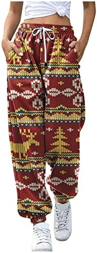 Christmas-Specific Plaid Sweatpants for Teen Girls