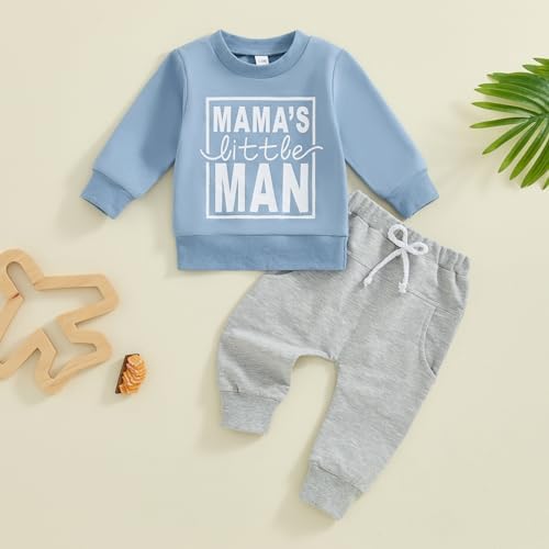 Fall toddler boys sweatshirt pants set