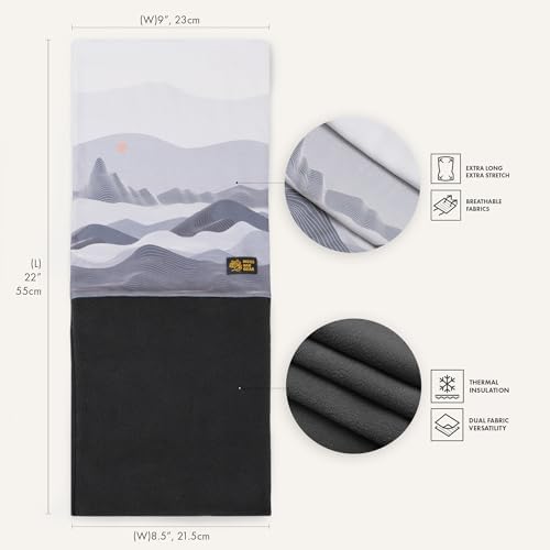 Winter-Ready Dual-Fabric Neck Gaiter for Cold Weather Activities