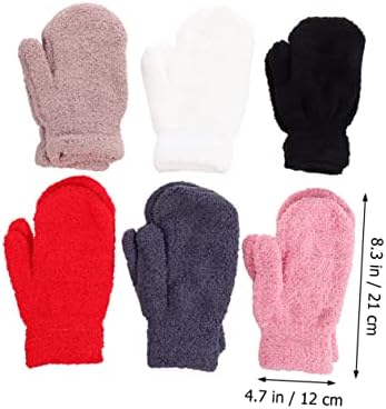 SAFIGLE Fleece Half Mittens for Winter