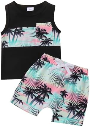 Honganda 2-Piece tropical Toddler Set