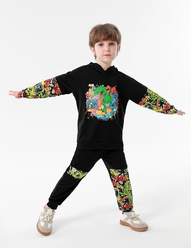 MIGU Dinosaur Toddler Winter PJs Set