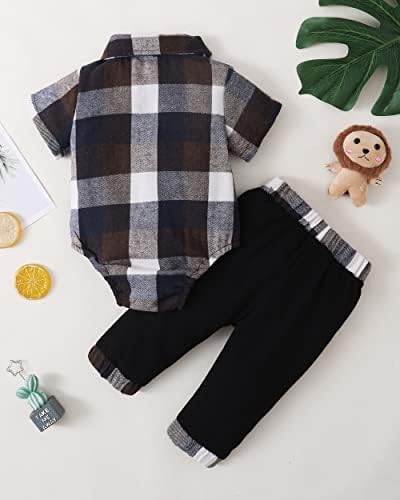 Renotemy Baby Boy Romper Set