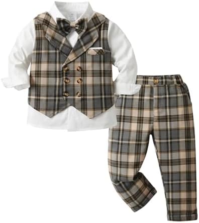 Pure Milk Toddler Boys Outfit Set