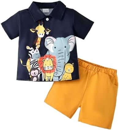 Adorable Toddler Boy Outfit Set for Summer
