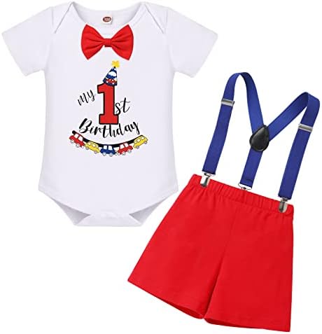 Elegant Baby Boy First Birthday Cake Smash Set