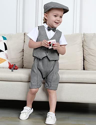 AJ DESIGN 4pcs Baby Boys Outfit