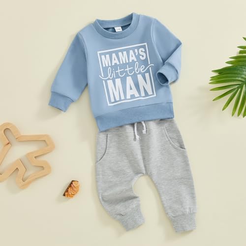 Fall toddler boys sweatshirt pants set