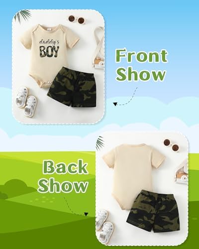 NZRVAWS - Style Comfort for Newborn Boy Camo Set
