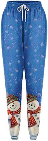 sdbrld High Waisted Womens Fleece Lined Christmas Pants
