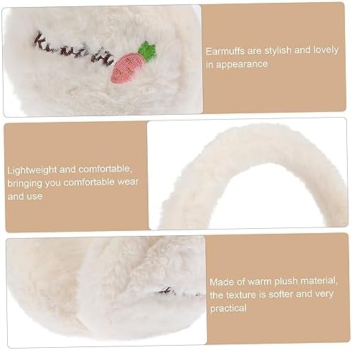 Warm Earmuffs for Women Soft Furry Ear Protection for Winter