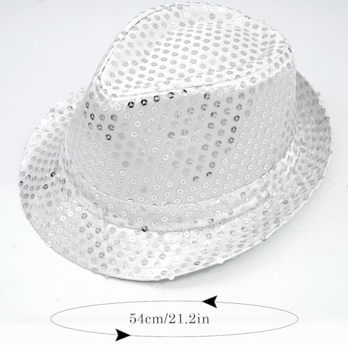 Stunning Sequins Fedora Hat for Kids - Perfect for Parties Dance