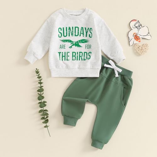 Sundays Are For The Birds Toddler Football Outfit Set