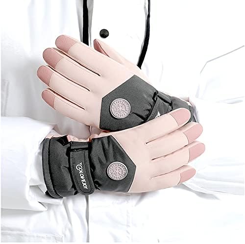 ZJRXM Touch-Screen Anti-Slip Snowboard Gloves Waterproof Warm for Men Women