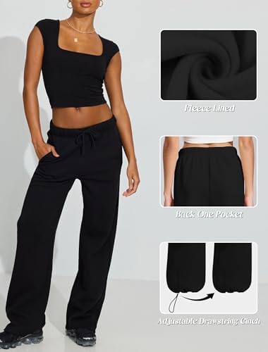 IWD Womens Fleece Wide Pants