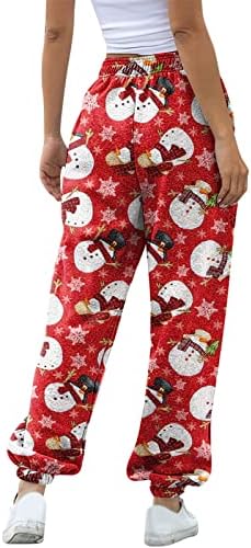 Christmas Plaid Sweatpants Women Size Guide Gift