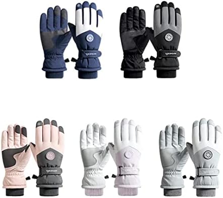 ZJRXM Touch-Screen Anti-Slip Snowboard Gloves Waterproof Warm for Men Women