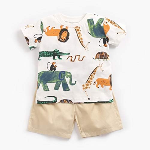 Sanlutoz Cartoon Newborn T-ShirtShorts Set for Baby