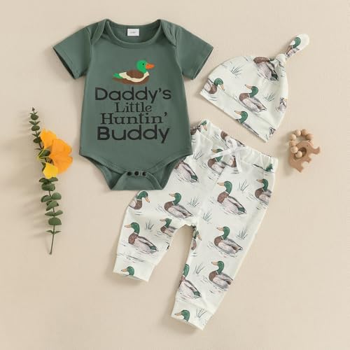 Baby Boy Duck Hunting Outfit Set
