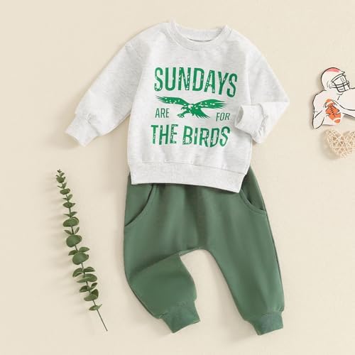 Sundays Are For The Birds Toddler Football Outfit Set