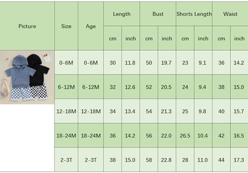 Toddler Baby Boy Summer Hooded Outfit 2Pcs Set