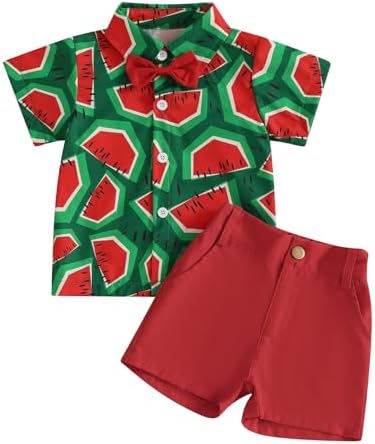 Watermelon Toddler Boys Summer Outfit - Lightweight and Stylish