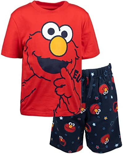 Sesame Street Elmo T-Shirt Shorts Set for Babies Growing Up