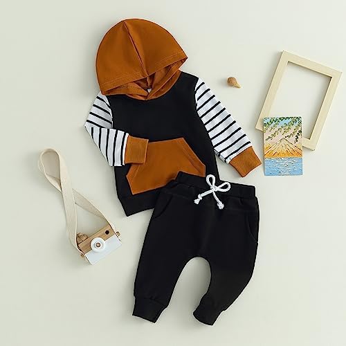 Sprifallbaby Toddler Boys Color Block Outfits Toddler Boys