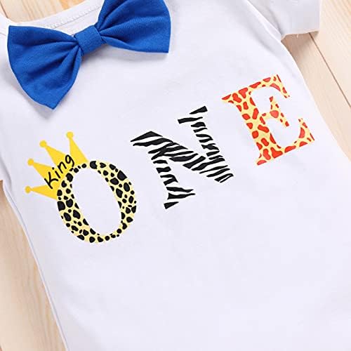 Chic Cake Smash Jungle Party Outfit for Baby Boy 1st Birthday