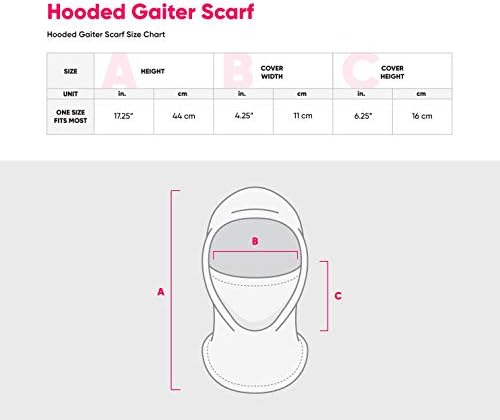 FOCO NFL Team Logo Hooded Gaiter Face Cover