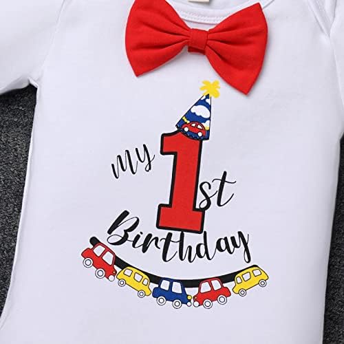 Elegant Baby Boy First Birthday Cake Smash Set