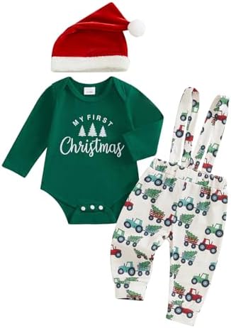 BeQeuewll 4th of July Newborn Baby Boy Outfits Set