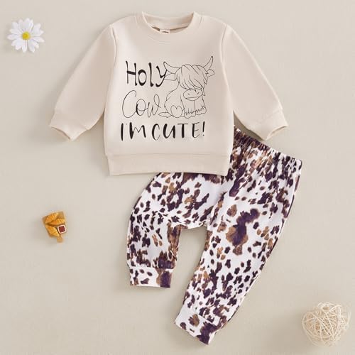 Chloefairy Holy Cow Im Cute Fall Outfit for Baby Boys