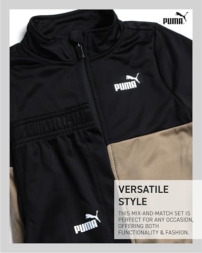 PUMA Toddler Boys Activewear Set - Performance-Friendly Mix of Jacket Joggers