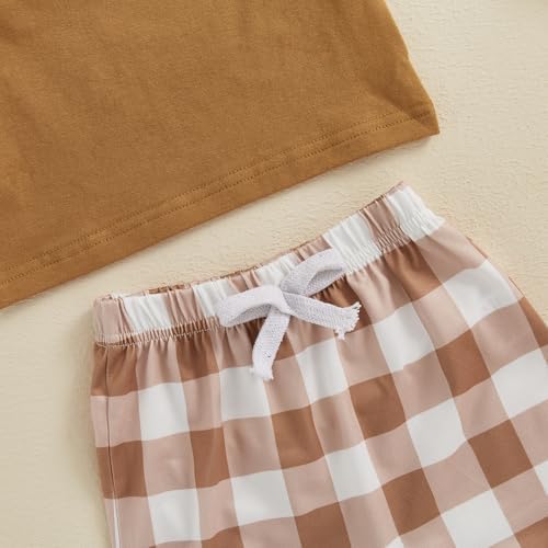 Fiomva Boys Summer T-Shirt Shorts Set