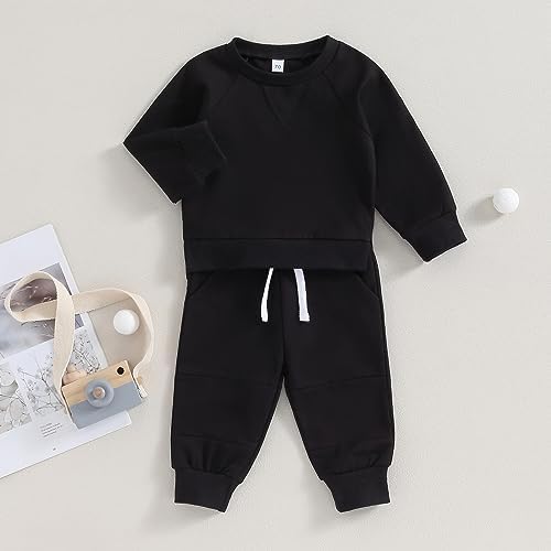 Karesoull Toddler Toddlerez Baby Boy Soft and Warm Sweatsuit Set