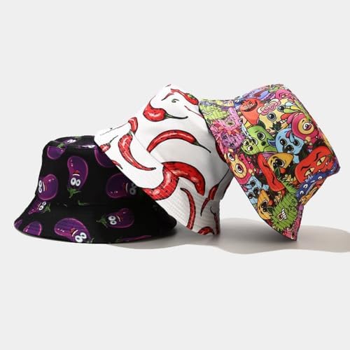Stylish Unisex Bucket Hat for Women Men Reversible Lightweight