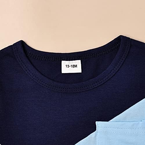 boys summer outfit set soft cotton t-shirt shorts