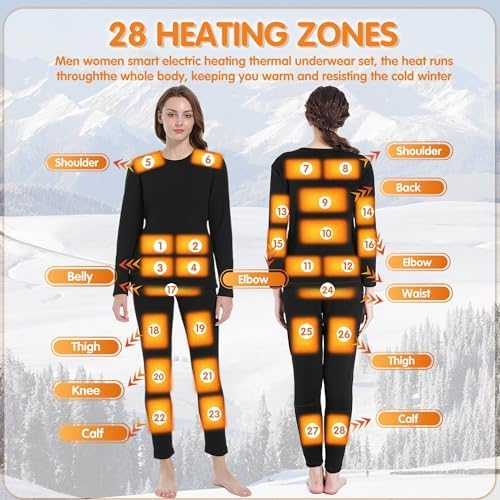 Winter Warmers - Heating Thermal Underwear Set for Women