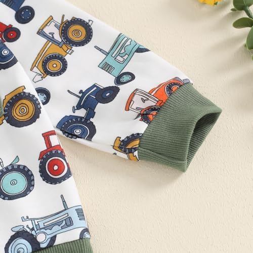 Gaono Toddler Farm Tractor Outfit - Cozy Baby Boy Essentials