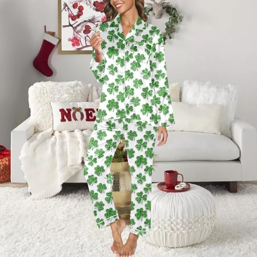 St Patricks Day Shamrock Pajamas