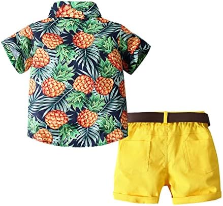 Lykmera Baby Boy Pineapple Short Set 2-3 Years Green