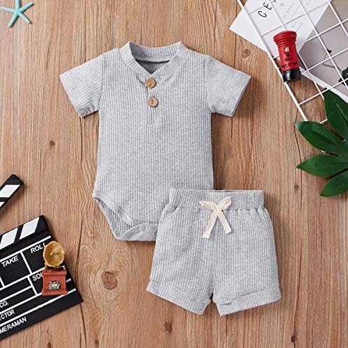 Essential Newborn Boy Clothes 0-18 Months Summer Outfit Set